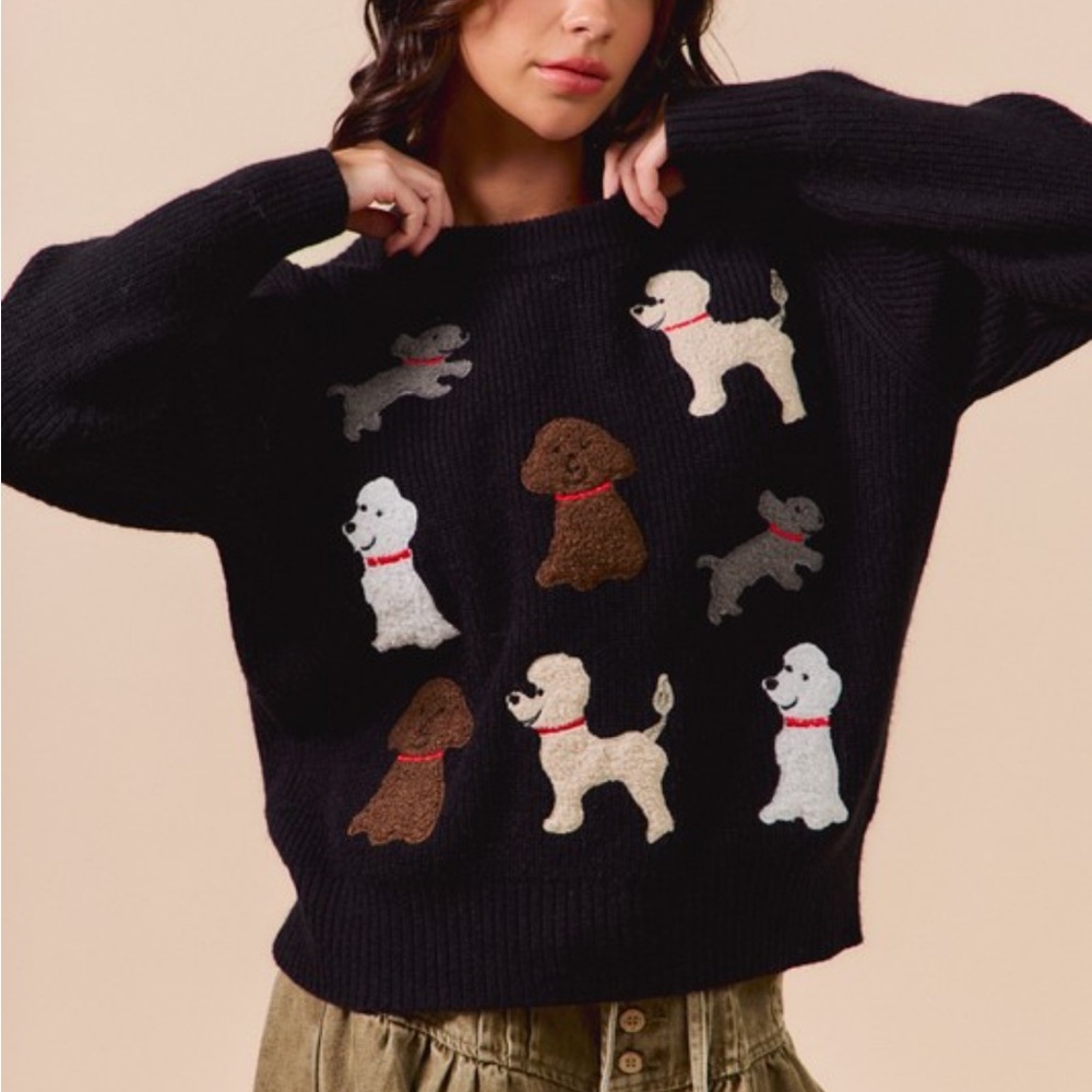 Fuzzy Dog Sweater